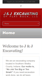 Mobile Screenshot of jandjexcavating.com